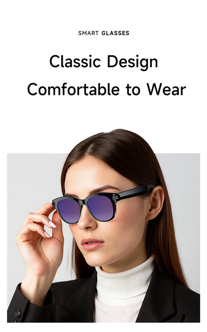 M89-S Smart Sunglasses with Camera, AI Translation, Object Info and Music