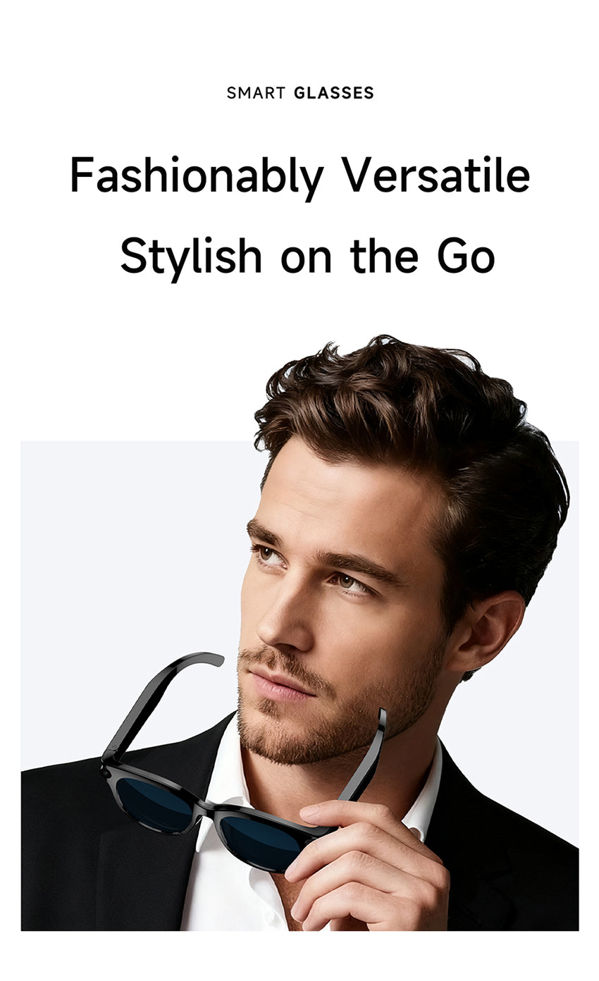 M89-S Smart Sunglasses with Camera, AI Translation, Object Info and Music