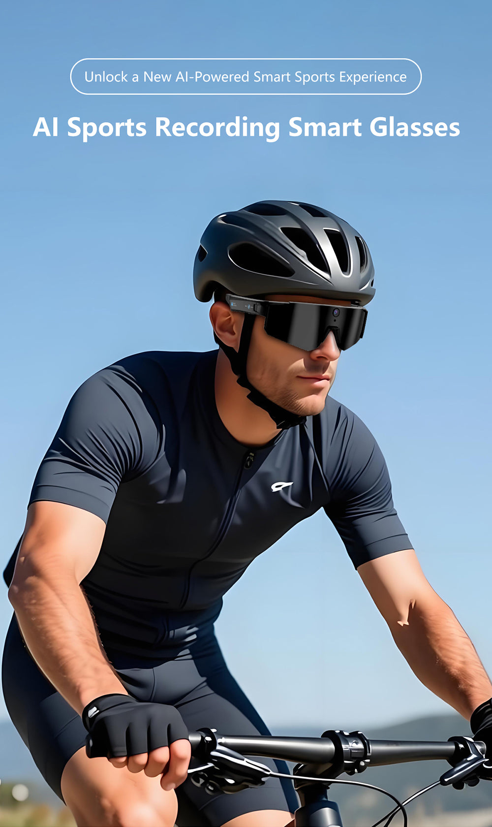 M95 Sports Smart Glasses with Camera, Music, AI Smart Translation