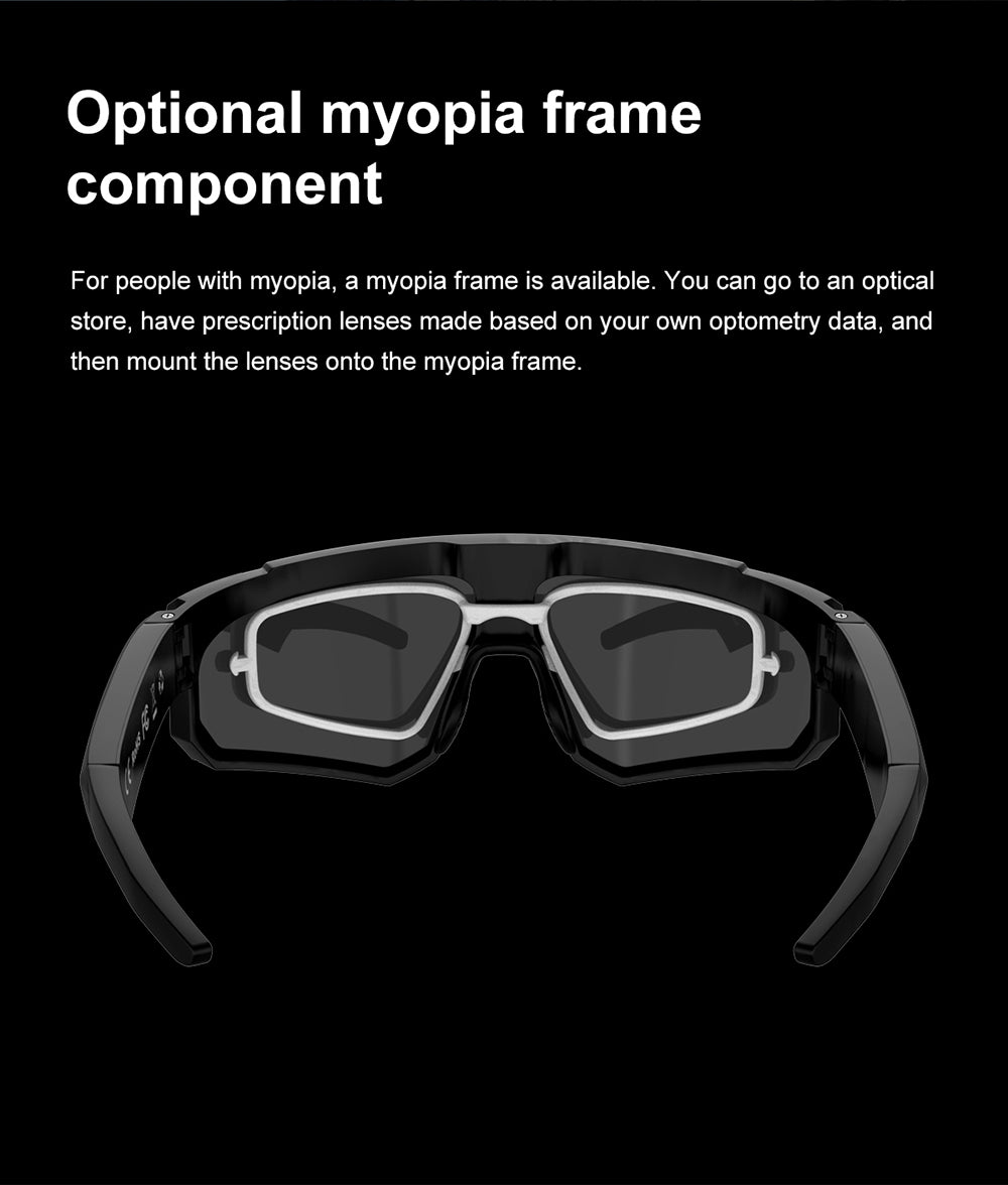 M95 Sports Smart Glasses with Camera, Music, AI Smart Translation