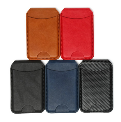 Hand Leather Magnetic iPhone Wallet – Strong Grip Card Holder