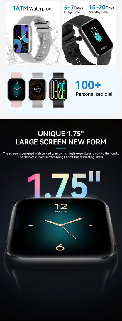 VS13 Smartwatch Ultra-thin and Lightweight Fitness Tracker Colorful Design Strong Battery Life