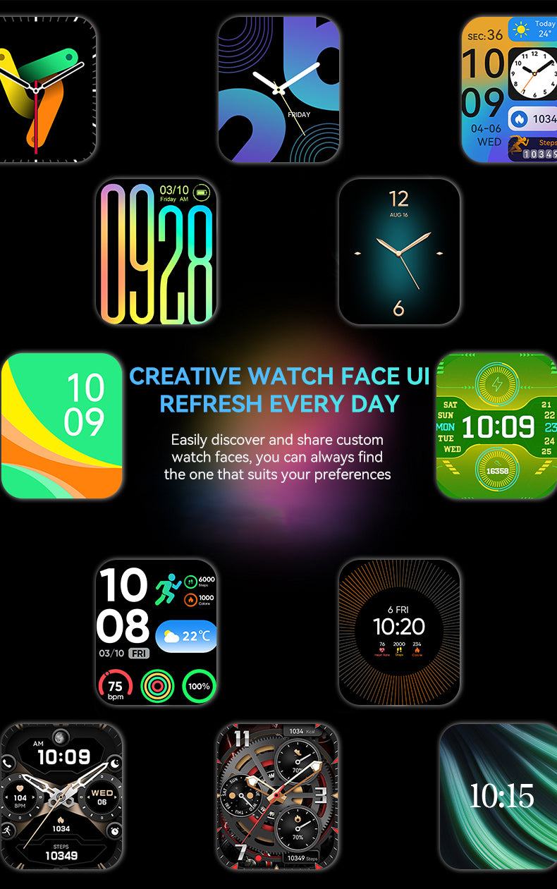 VS13 Smartwatch Ultra-thin and Lightweight Fitness Tracker Colorful Design Strong Battery Life