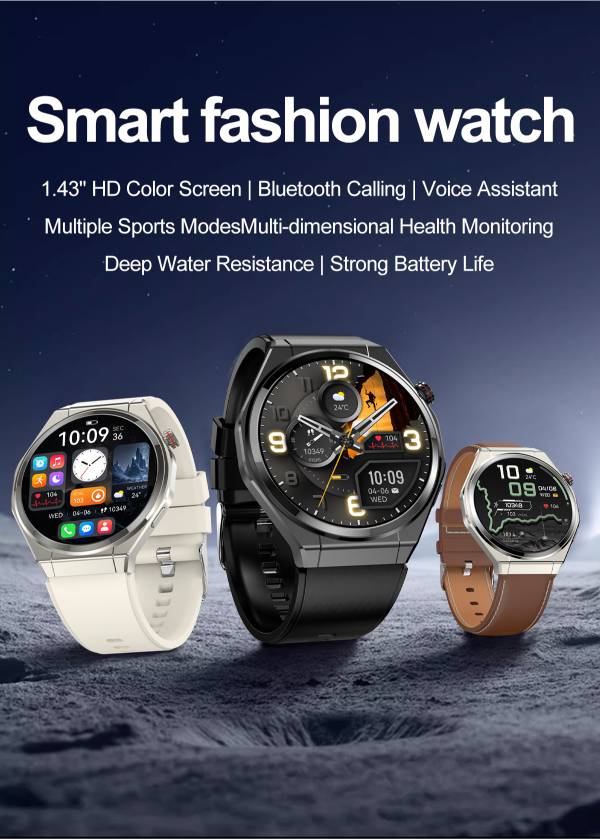VALDUS VS20 PRO Smart Watch NFC Breathing Training Blood Pressure Blood Oxygen Monitoring Bluetooth Calling Voice Control