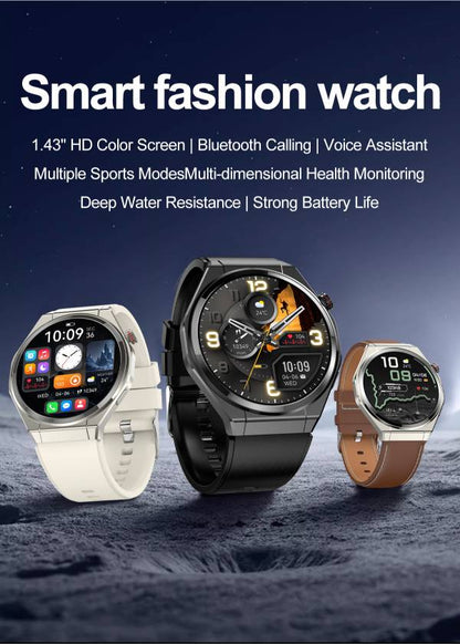 VALDUS VS20 PRO Smart Watch NFC Breathing Training Blood Pressure Blood Oxygen Monitoring Bluetooth Calling Voice Control