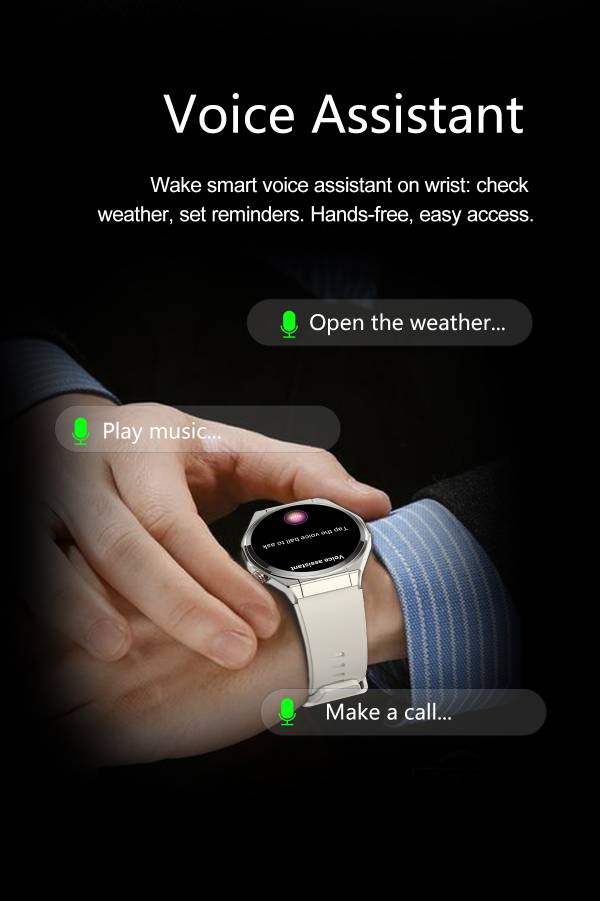 VALDUS VS20 PRO Smart Watch NFC Breathing Training Blood Pressure Blood Oxygen Monitoring Bluetooth Calling Voice Control