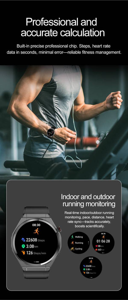 VALDUS VS20 PRO Smart Watch NFC Breathing Training Blood Pressure Blood Oxygen Monitoring Bluetooth Calling Voice Control
