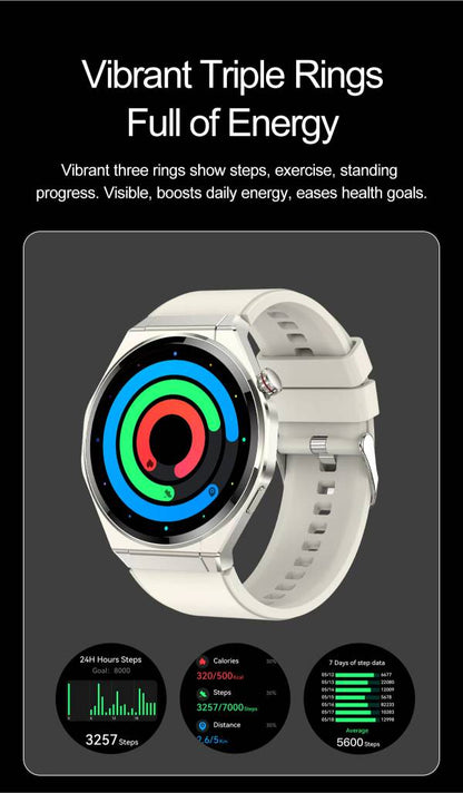 VALDUS VS20 PRO Smart Watch NFC Breathing Training Blood Pressure Blood Oxygen Monitoring Bluetooth Calling Voice Control