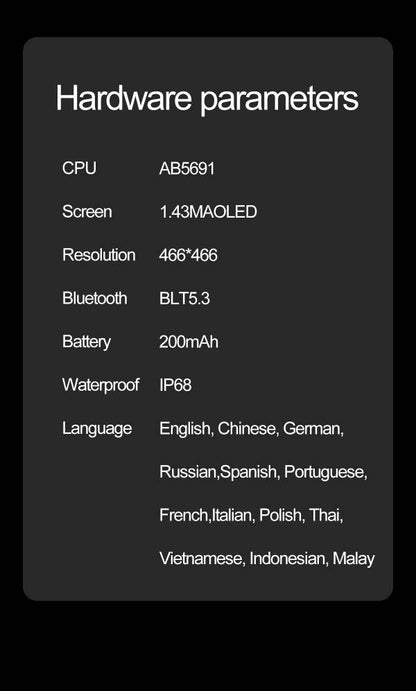 VALDUS VS20 PRO Smart Watch NFC Breathing Training Blood Pressure Blood Oxygen Monitoring Bluetooth Calling Voice Control