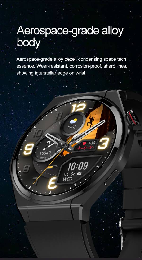 VALDUS VS20 PRO Smart Watch NFC Breathing Training Blood Pressure Blood Oxygen Monitoring Bluetooth Calling Voice Control