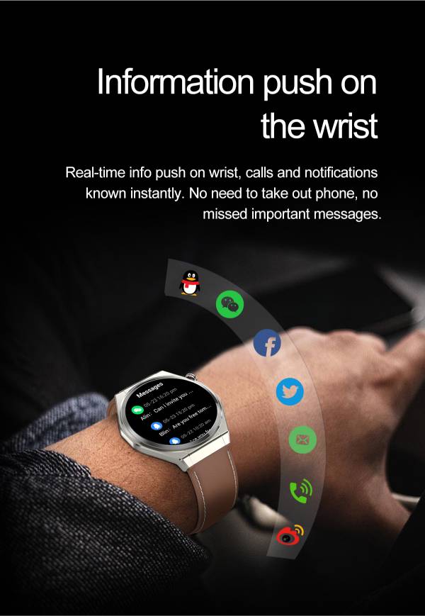 VALDUS VS20 PRO Smart Watch NFC Breathing Training Blood Pressure Blood Oxygen Monitoring Bluetooth Calling Voice Control