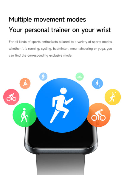 VS59 PRO Smartwatch 1.85-inch AMOLED Screen Ultra-thin Wearing All Aluminum Alloy Material