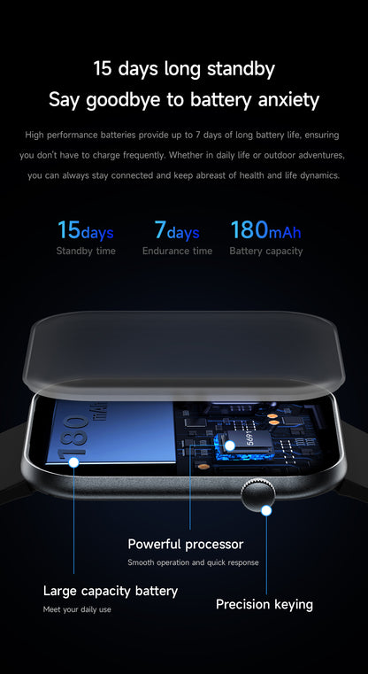 VS59 PRO Smartwatch 1.85-inch AMOLED Screen Ultra-thin Wearing All Aluminum Alloy Material