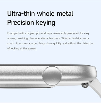 VS59 PRO Smartwatch 1.85-inch AMOLED Screen Ultra-thin Wearing All Aluminum Alloy Material