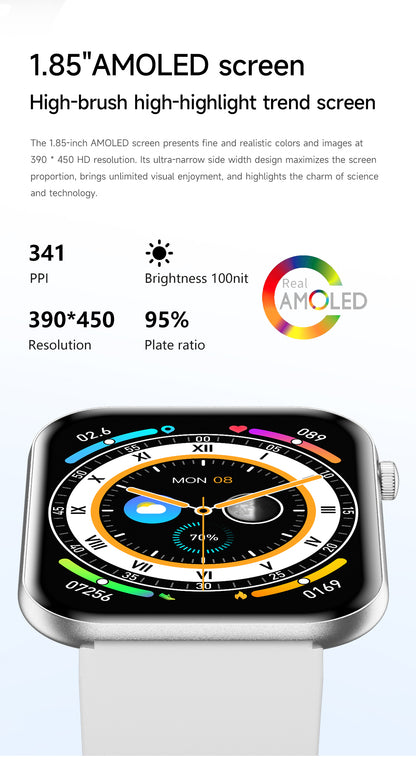 VS59 PRO Smartwatch 1.85-inch AMOLED Screen Ultra-thin Wearing All Aluminum Alloy Material