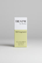 Trust Me by Shulan oil fragrance 30ml packaging on a light gray background