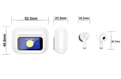 X803 TWS Bluetooth Earbuds with Heart Rate Monitoring