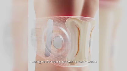 Waist Belt Massager Model W14S Front and Back