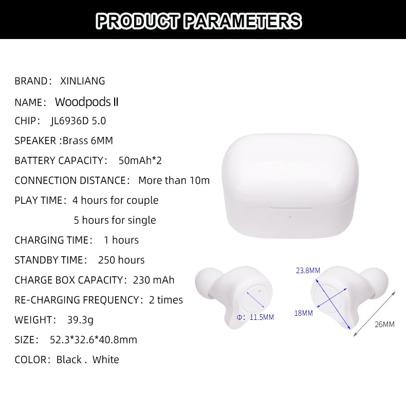 T03 Wireless Earbuds ENC Noise Reduction